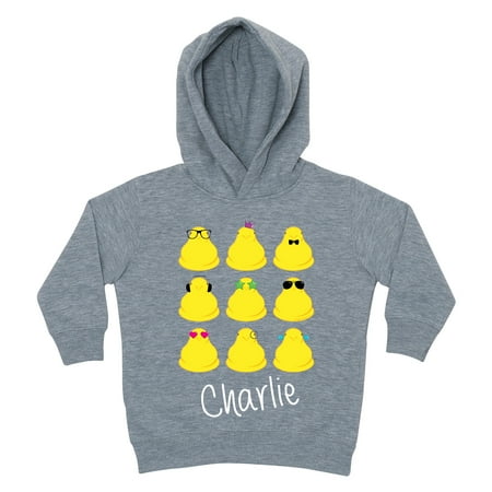 Personalized Too Cool Gray Toddler Hoodie