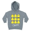 Personalized Too Cool Gray Toddler Hoodie