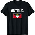 thumbnail image 2 of Antigua T-shirt Antigua and Barbuda Flag Men Women Youth Kid T-Shirt, 2 of 3