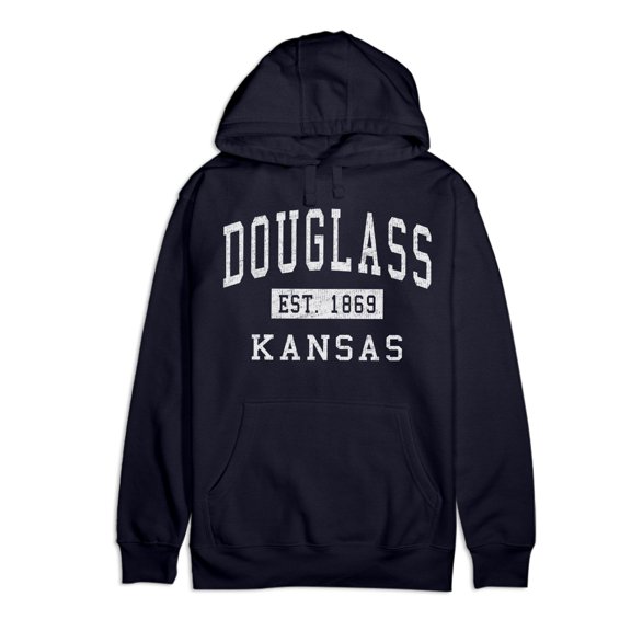 Douglass Kansas Classic Established Premium Cotton Hoodie