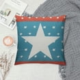 thumbnail image 2 of JRXY Outdoor Pillow Covers, 4th of July American Flag Independence Day Five-Pointed Stars Pillow Covers, Throw Pillow Covers Waterproof Throw Pillows, Outdoor Pillows for Patio Couch White, 2 of 5