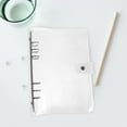 thumbnail image 5 of TABLZONE 2-Pack White PVC Binder Covers Protective Sleeve for Loose Leaf Planner Accessories, 5 of 6