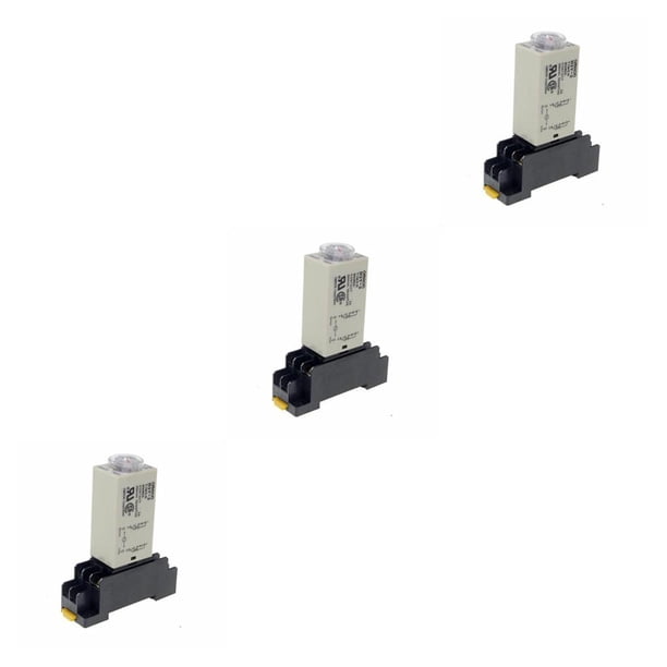 Bearachild Temporizador de relé de 220V, eléctrico profesional, 30 s/30 min, 5A, carcasa de plástico actual, controlador de dispositivo de Type1 NO1 Bearachild CBP089699