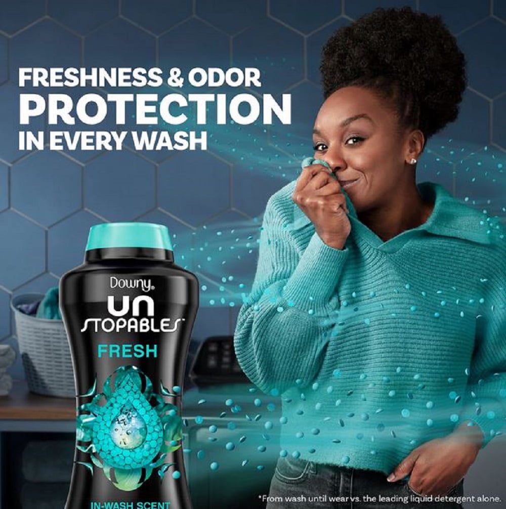 Downy Unstopables In-Wash Scent Booster Beads Fresh (34 Ounce)
