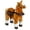Brown#6, variant on Kids Bikes Qaba Ride on Horse, Walking Horse Toy, Kids Plush Riding Horse, Pony with Wheels & Neighing Sound for 3-5 Years Old up to 132 Pounds, Brown,Kids Riding Toys