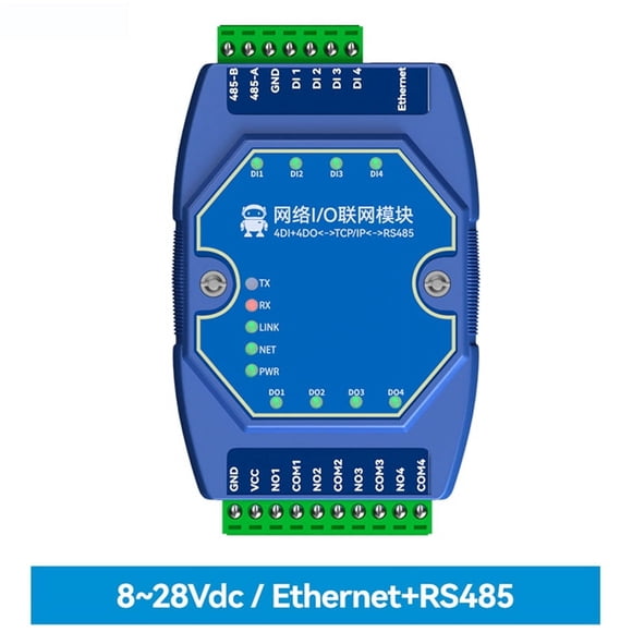 Puerta de enlace ModBus ME31-AXAX4040 4DI+4DO CDEBYTE IoT, servidor de módem E/S Ethernet, módulo de control de adquisición RJ45 RS485