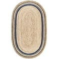 thumbnail image 2 of nuLOOM Rikki Coastal Braided Jute Area Rug, 6' x 9', Navy, 2 of 9