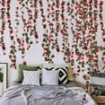thumbnail image 4 of 8 Pack 8 FT Flower Garland Artificial Pink Rose Vine, Fake Flower Hanging Rose Ivy for Weddings Birthday Party Home Garden Craft Art Decorations, 4 of 8