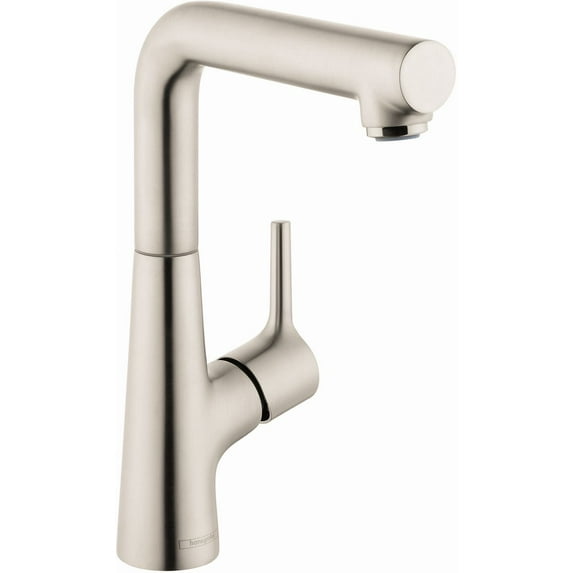 Hansgrohe 72105 Talis S 1.2 GPM Single Hole Bathroom Faucet - Nickel