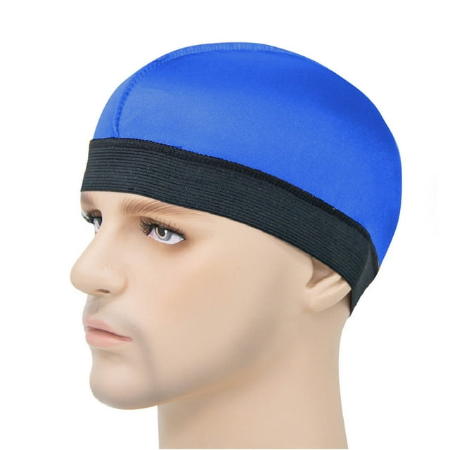 Men Solid-Color Fashion Elastic Sleeping Cap Toe Cap Hats