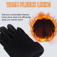 thumbnail image 4 of Tignapoo Touchscreen Fleece-Lined Winter Cycling Gloves for Outdoor Sports - Windproof and Warm, Adjustable Fit, Anti-Slip Design, Available in Brown and Various Colors, One Size Fits All, 4 of 6