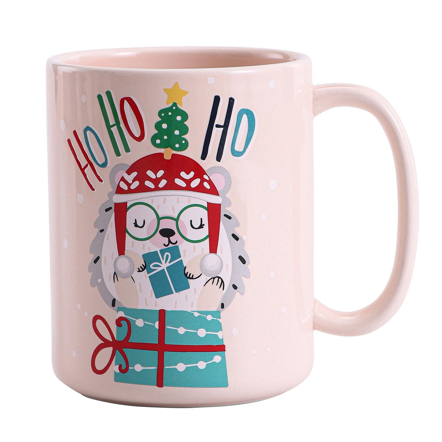 Holiday Time Llama & Hedgehog Mug, 2-Piece