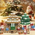 thumbnail image 6 of AUTOVISUM 64pcs Magnetic Building Blocks Set, Christmas Theme Building Tiles, Holiday Santa House Building Blocks Gift Idea for Girls and Boys, 6 of 9