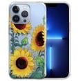 thumbnail image 1 of WIRESTER Soft TPU Clear Case Slim Protective Cover for Apple iPhone 13 Pro 6.1" 2021, Sunflower Portrait, 1 of 3