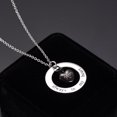 thumbnail image 4 of Personalize Always in My Heart  Mom - Stainless Steel Circle of Life Heart Cremation Urn Pendant Memory Necklace for Cremation Ashes of Loved One Keepsake Memorial Jewelry, 4 of 7