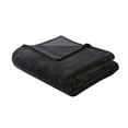 thumbnail image 1 of Couverture en Peluche Microlight Noire Twin/Twin TG, 1 of 2