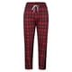 thumbnail image 5 of Puntoco Pantalones deportivos informales con cintura elástica y cuadros vintage para hombre, para exteriores, con cremallera y pierna recta, 5 of 7
