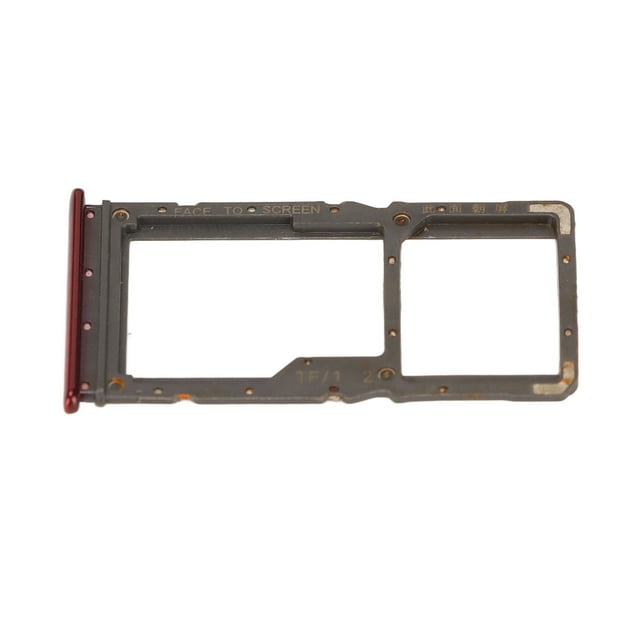 Storage Card Slot Replacement, Lightweight Sim Card Holder With Brush For Repair Black,Red