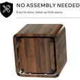 thumbnail image 6 of LAZZO Nesting Coffee Table Set of 2, Modern Wooden Coffee Table & End Table, Small Side Tables for Living Room, Bedroom & Apartment, Brown, 6 of 8