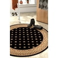 thumbnail image 5 of Well Woven Noble 3'11" Black Palace French Traditional Round Area Rug, 5 of 5