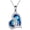 Blue-Crystal Cat Necklace for Women, variant on Cat Necklace Sterling Silver Jewelry for Women Cat Jewelry Gifts