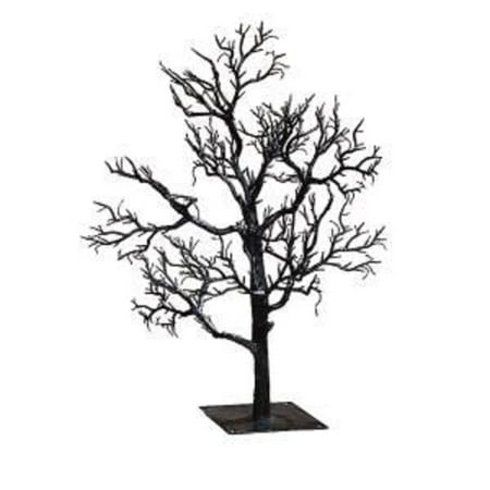 32" BOO...Big and Scary Black Haunted Gothic Halloween Twig Tree