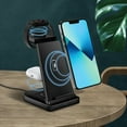 thumbnail image 4 of Up to 50% off Clearance, InsCrazy Wireless Charger, Wireless Charging Station 3 in 1 Charging Station for Multiple Devices 15W Wireless Charger Stand IOS Android, 4 of 7