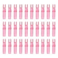 thumbnail image 1 of Uxcell Archery Arrows Nocks 6.2mm, Plastic Insert Arrow Nock Replacement Arrow Tails for Shooting Compound Recurve Transparent Pink, 1 of 7