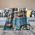 thumbnail image 2 of Qinduosi Soft Throw Blanket for Inches Sofa Blanket Flannel Throw Blanket Outdoor Decoration, 2 of 6