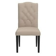 thumbnail image 2 of ACM-60822 - ACME Gerardo Side Chair (Set-2), Beige Linen & Weathered Espresso, 2 of 5