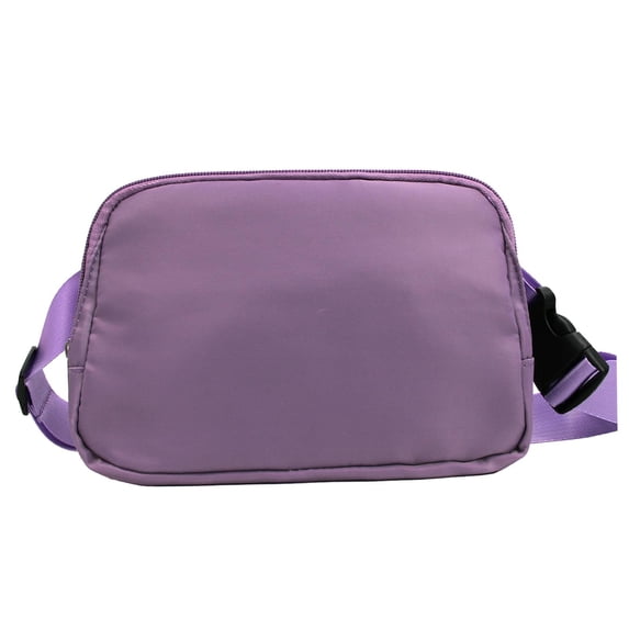 Fanny Pack Pouch Purse Adjustable Strap Waist Bag for Outdoor Hiking Walking Violet