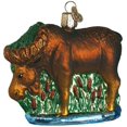 thumbnail image 1 of Old World Christmas Munching Moose Glass Blown Ornament, 1 of 4