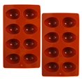 thumbnail image 1 of Molde de silicona Rthjsfj de 8 cavidades en forma de huevo de Pascua, 2 piezas, 1 of 7