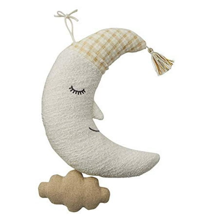 Mud Pie Unicorn Musical Stroller Pull Toy, White