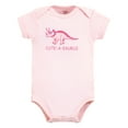 thumbnail image 3 of Touched by Nature Unisex Baby Organic Cotton Bodysuits, Retro Dino, 6-9 Months, 3 of 5