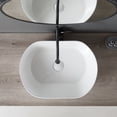 thumbnail image 5 of Bothwa Home Modern Bathroom Vessel Sink – Stylish Above-Counter White Porcelain Sink, Durable Ceramic, Easy Top-Mount Installation, 5 of 11