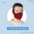 thumbnail image 2 of Máscara Deportiva De Invierno Equipo De Protección A Prueba De Viento Cubierta Facial Deportiva Gris Claro qarigey OD019378-12, 2 of 6