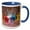 Blue/White, variant on 3drose, Argentina, Buenos Aires. Colorful Paint Splatter and Buckets., 15oz Mug