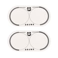 thumbnail image 1 of 2 Parches de Batería Doble para Parches de Batería, Accesorios de Percusión, Herramienta Blanca shamjiam Parche de doble bombo, 1 of 9