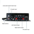 thumbnail image 4 of AK380 Amplificador de audio compatible con Bluetooth 12V 2 canales HIFI Bass Home Theater Ehuebsd Para estrenar, 4 of 8