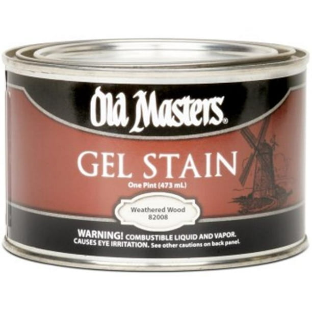 Old Masters 292668 Pint Weathered Wood Gel Stain