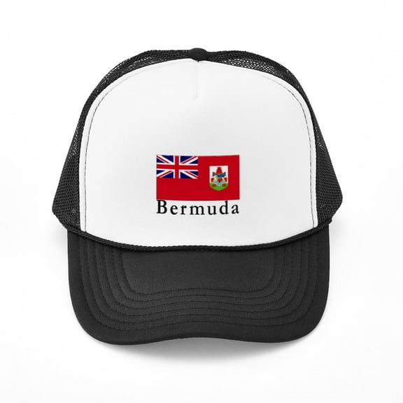 CafePress - Bermuda - Adjustable Unisex Printed Trucker Hat with Mesh Back