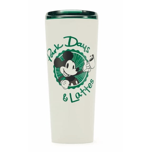 Disney Parks Mickey Mouse 16 oz. Starbucks® Stainless Steel Travel Tumbler New