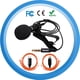 thumbnail image 1 of Micrófono mini profesional estable para grabación de entrevistas en teléfonos móviles, micrófono omnidireccional, micrófono para teléfono móvil con clip para collar, karaoke para teléfonos móviles, 1 of 5
