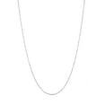 thumbnail image 3 of IcedTime Solid 14K White Gold 1.5mm Wide Rope Chain Diamond Cut Necklace with Lobster Clasp 24" long, 3 of 3