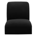 thumbnail image 2 of Fundas elásticas para sillas de comedor, fundas clásicas lisas para sillas, protectores de sillas Negro, 2 of 9