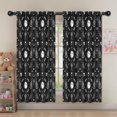 thumbnail image 5 of Blackout Kids Curtains,Moon and Leaf Gothic Pattern Children's Insulated Curtains Set Of 2,Bedroom Essentials,Toddler Room Decor 52"x63", 5 of 5