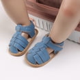 thumbnail image 2 of FDDMis Baby Shoes Boys Size 4 Shoes School Shoes for Boys Walking Shoes Baby Black Toddler Girl Shoes Girls Shoes Size 9 Little Girls Black Shoes, Blue 12-18 Months, 2 of 9
