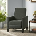 thumbnail image 2 of Noble House Kelley Standard Fabric Push Back Recliner Chair, Gray, 2 of 13