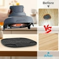 thumbnail image 5 of 2PCS Air Fryer Trivet Heat Resistant Silicone Mat with 4 Non Slip Grips for Air Fryer Foldable Airfryer Liner Adapt FN101GY for Hot Appliances, 5 of 11